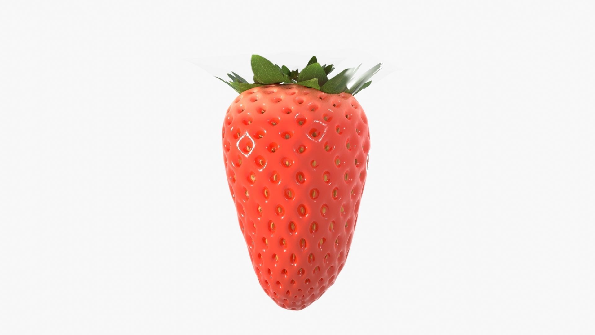 Strawberry 3D model_5