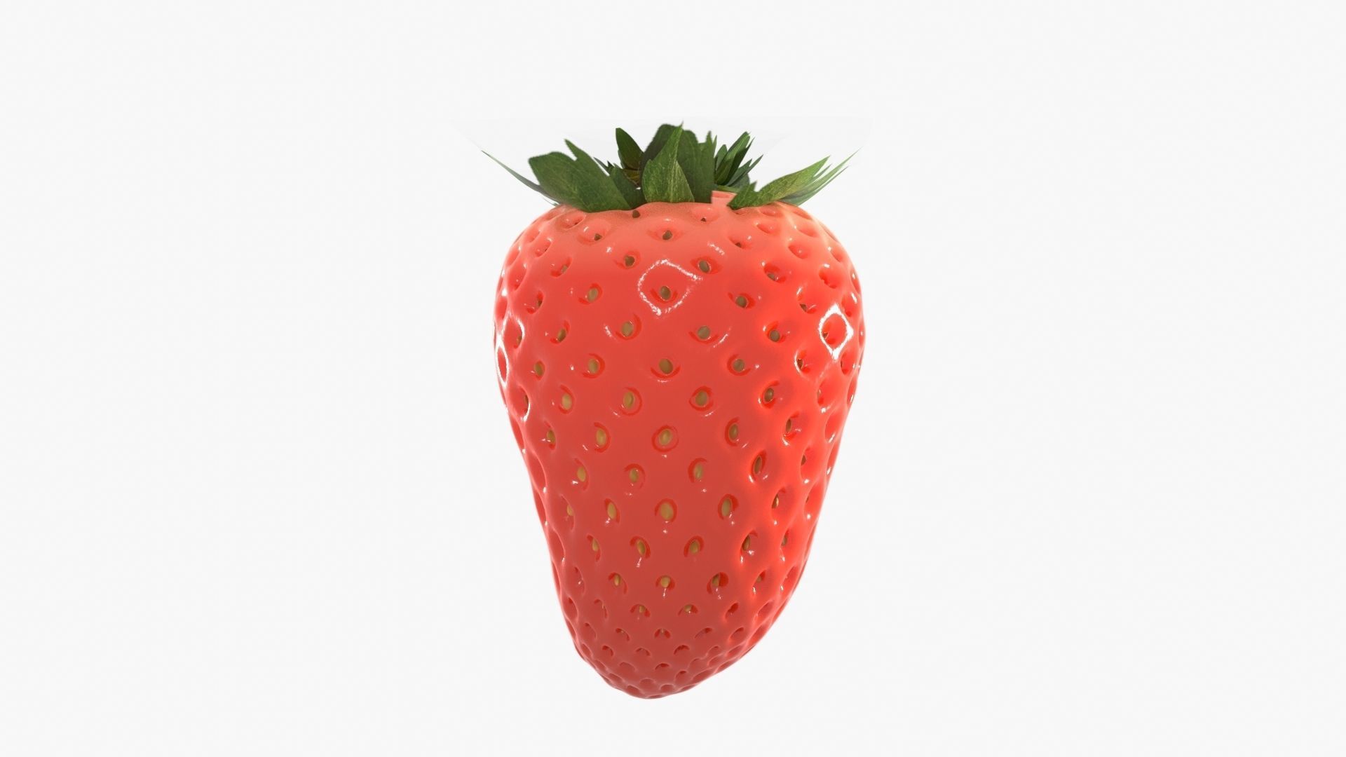 Strawberry 3D model_2