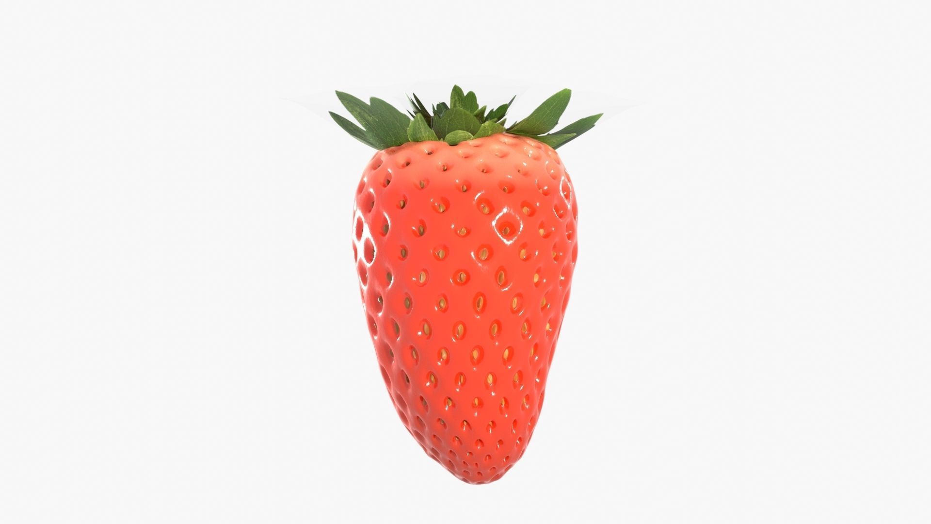Strawberry 3D model_6