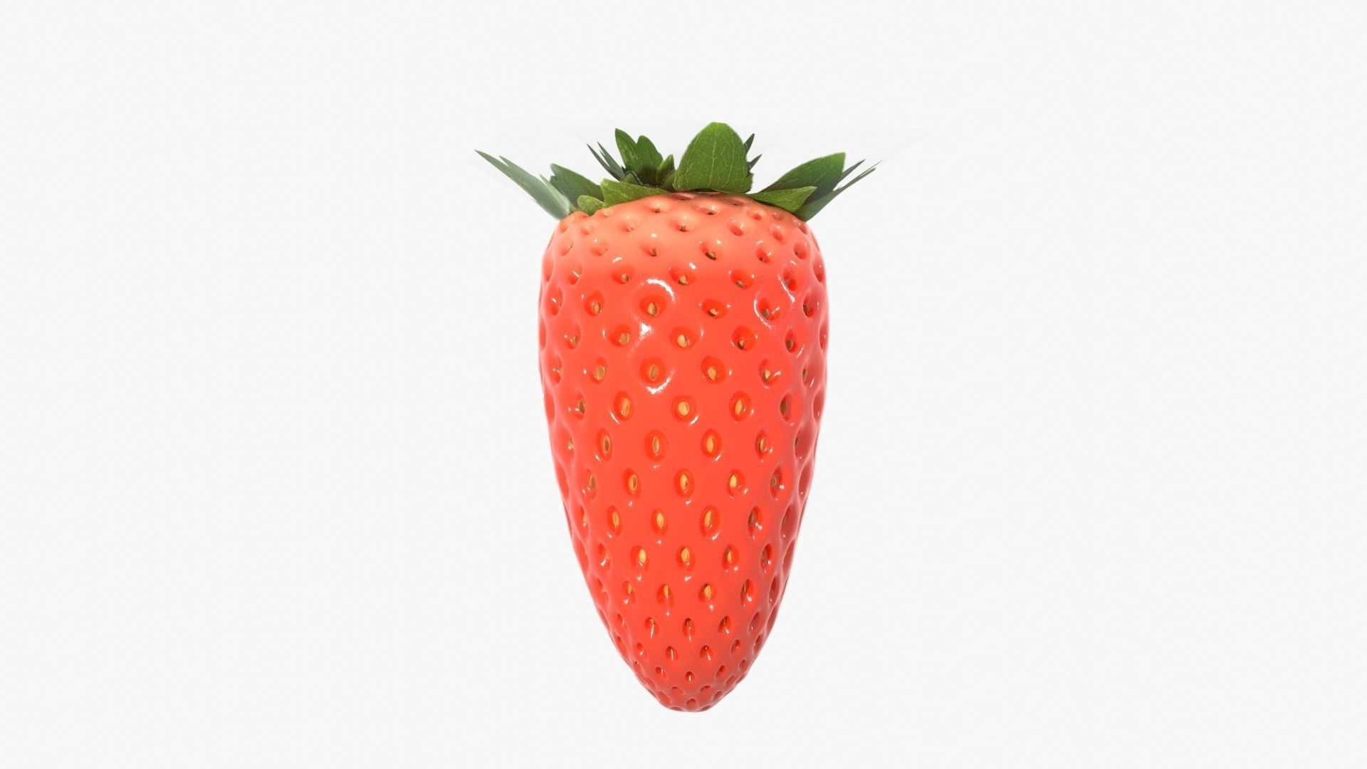 Strawberry 3D model_3