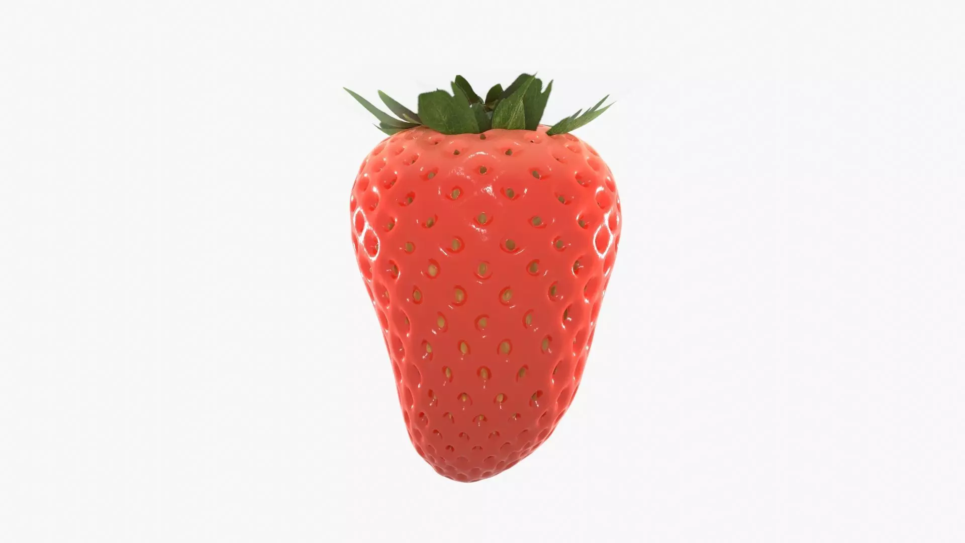Strawberry 3D model_0