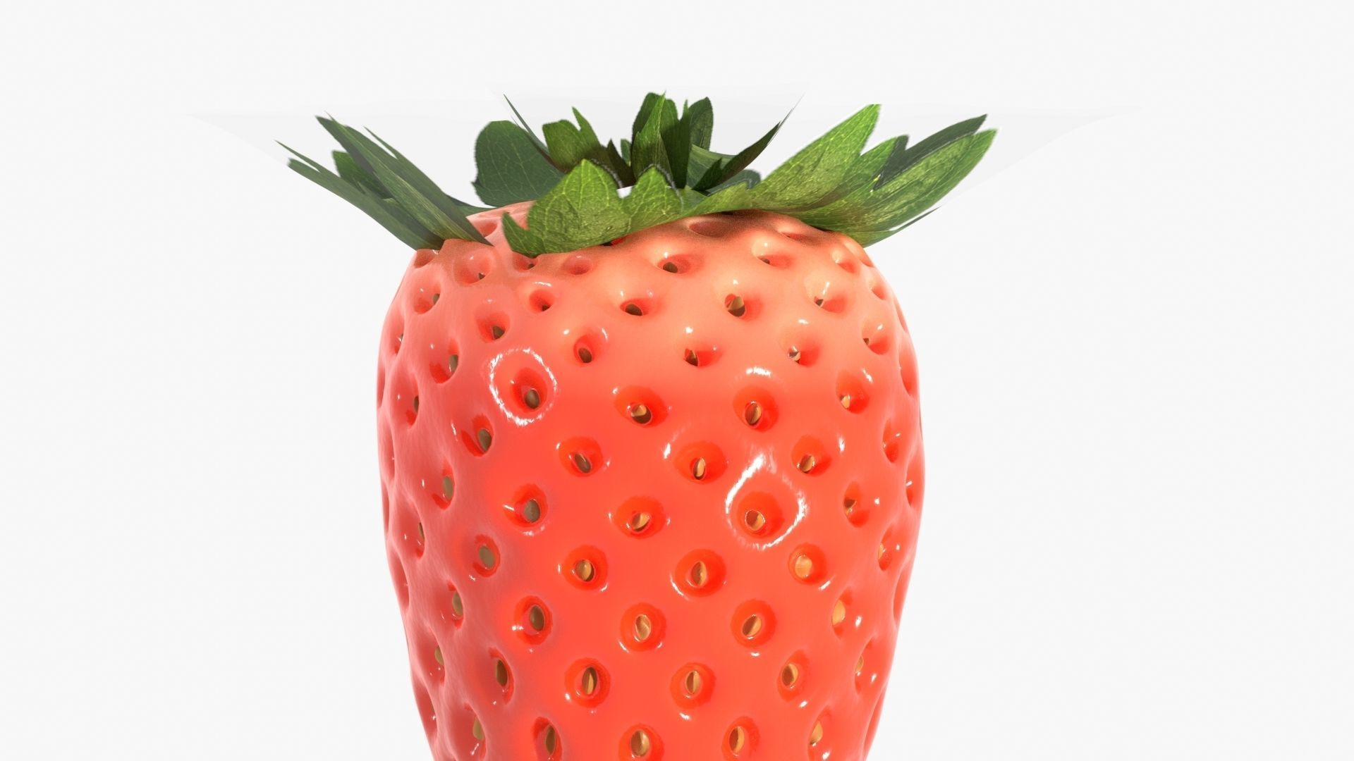 Strawberry 3D model_4