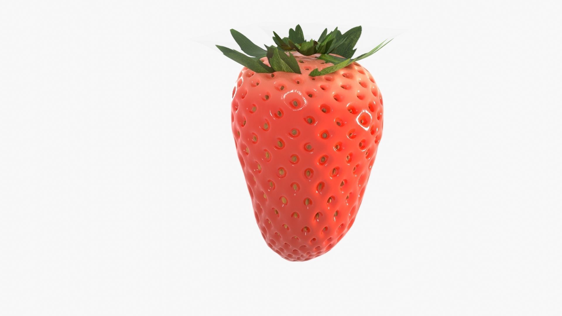 Strawberry 3D model_1