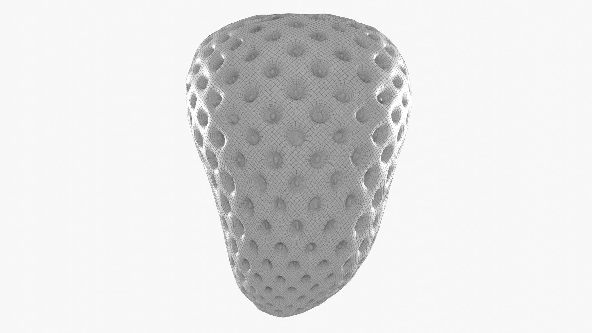 Strawberry 3D model_9