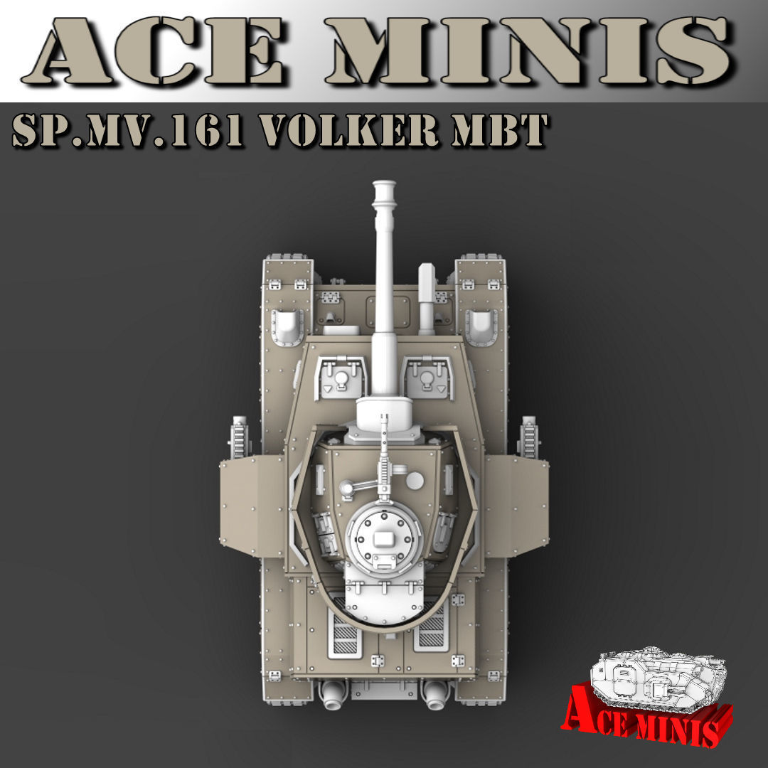 SPMV 161 VOLKER MBT V2 3D print model_4