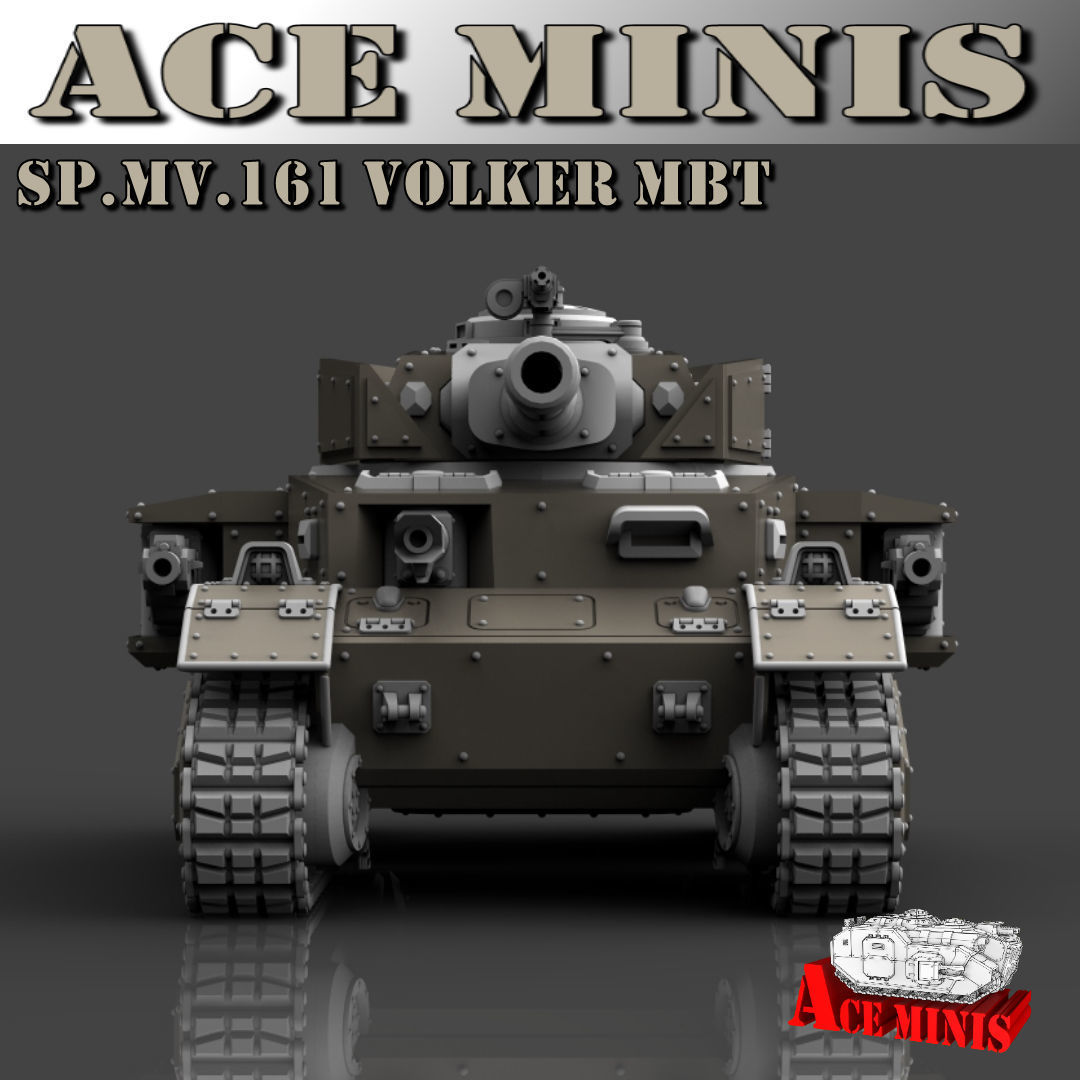 SPMV 161 VOLKER MBT V2 3D print model_2