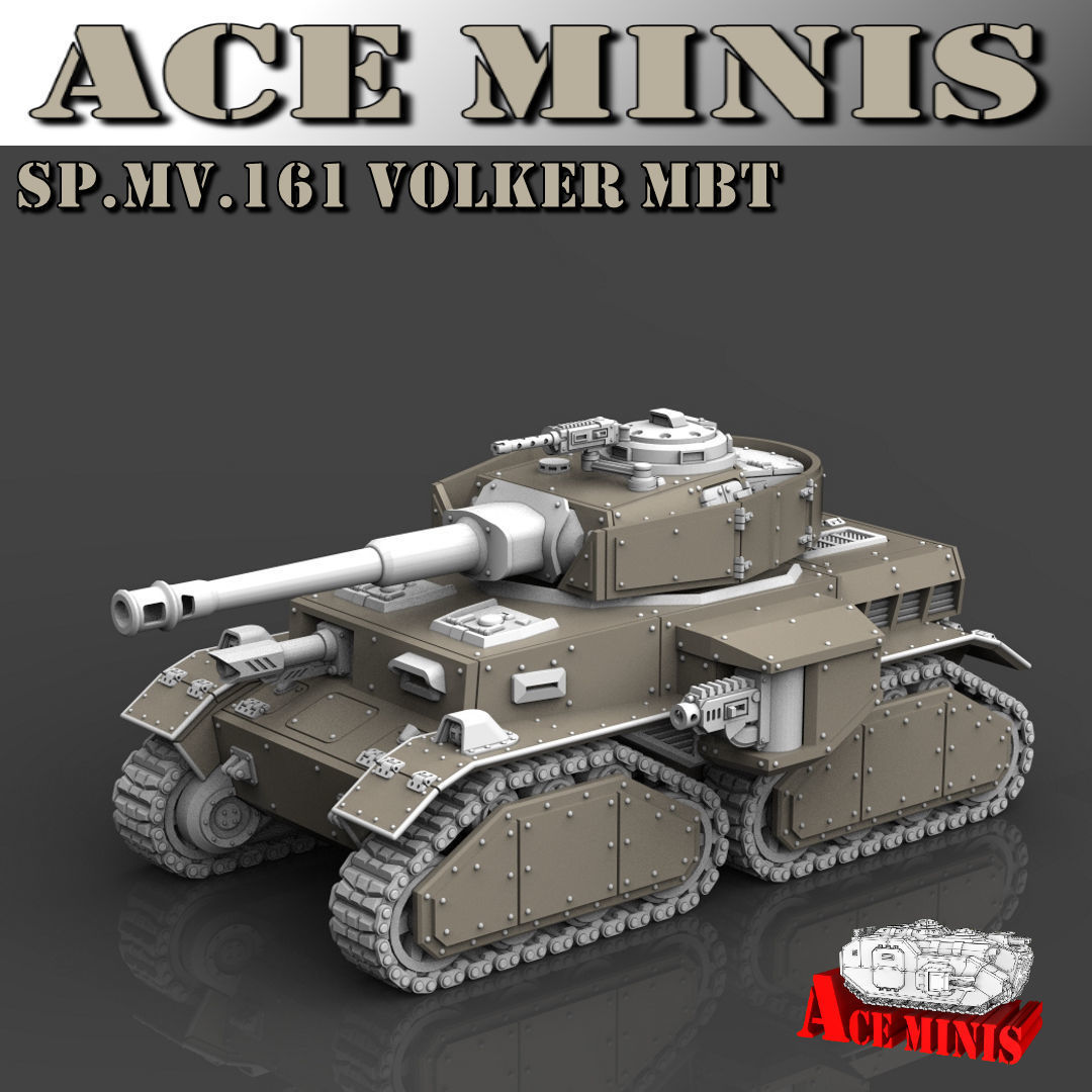 SPMV 161 VOLKER MBT V2 3D print model_1