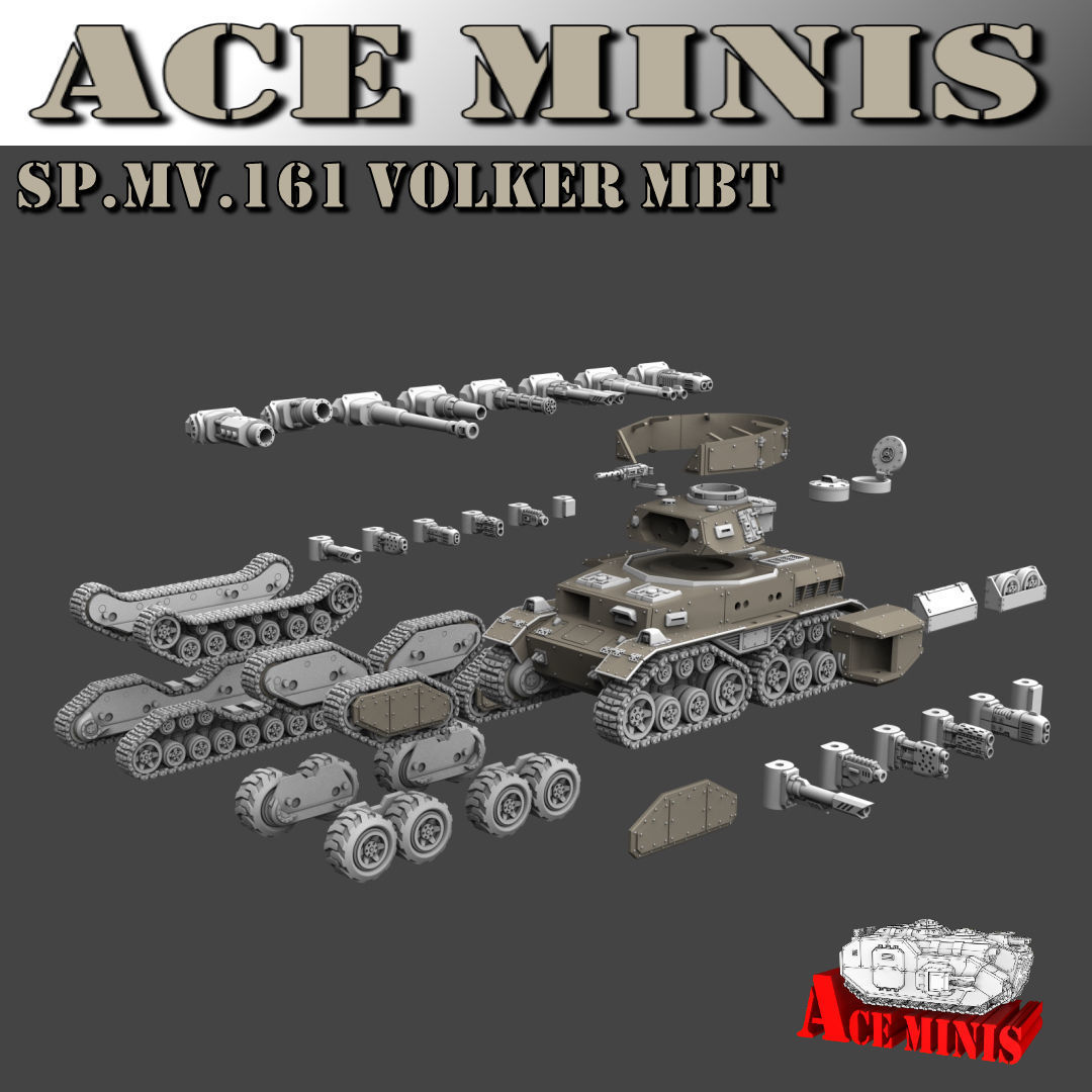SPMV 161 VOLKER MBT V2 3D print model_6