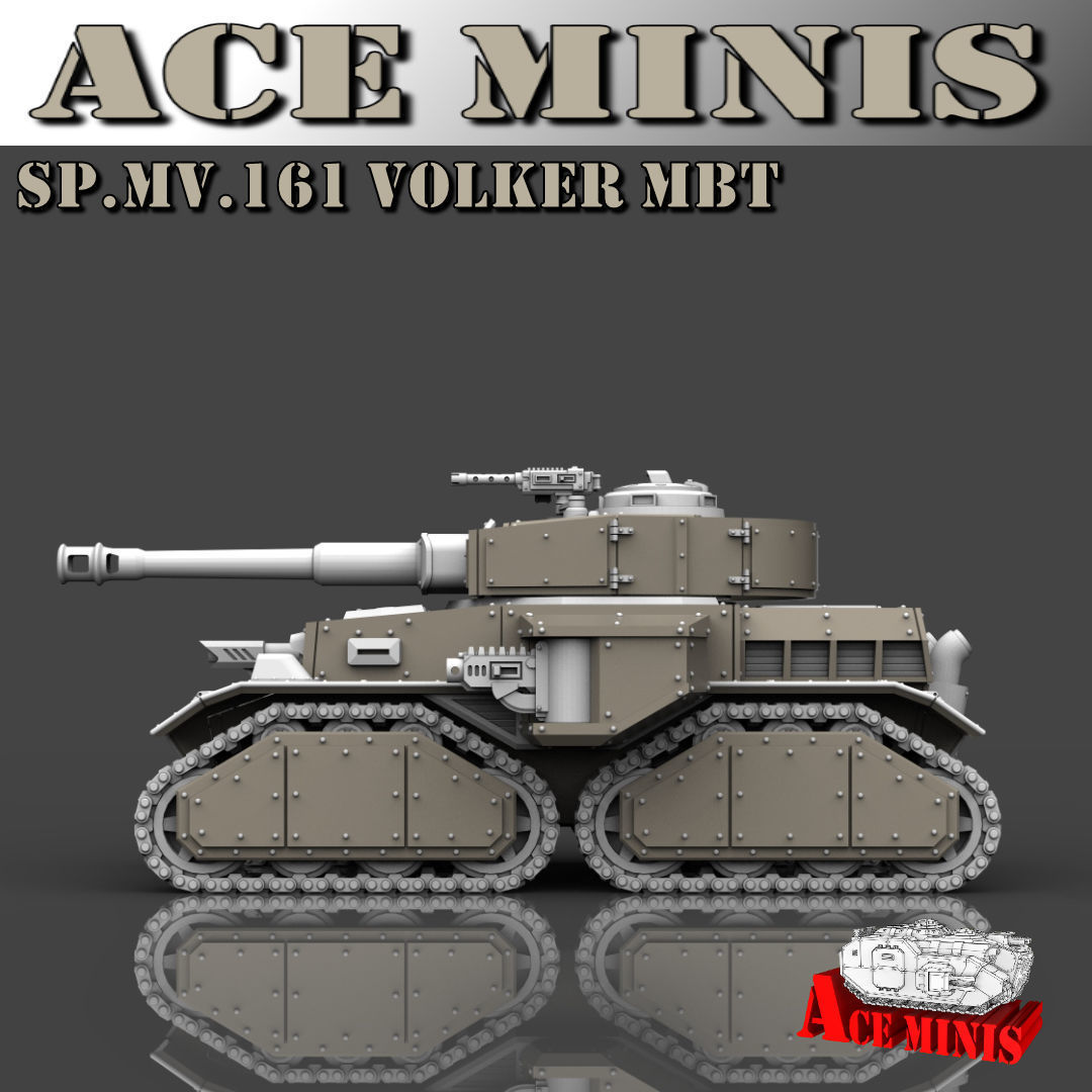 SPMV 161 VOLKER MBT V2 3D print model_3
