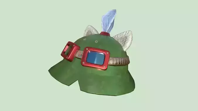 Teemo Helmet 05 Normal Camo - Character Fashion Design