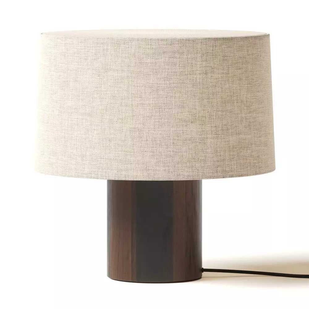 Post Table Lamp 3D model_0