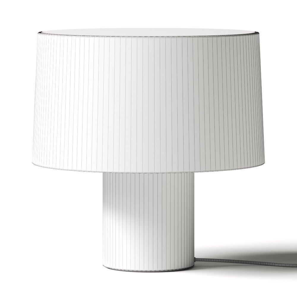 Post Table Lamp 3D model_2