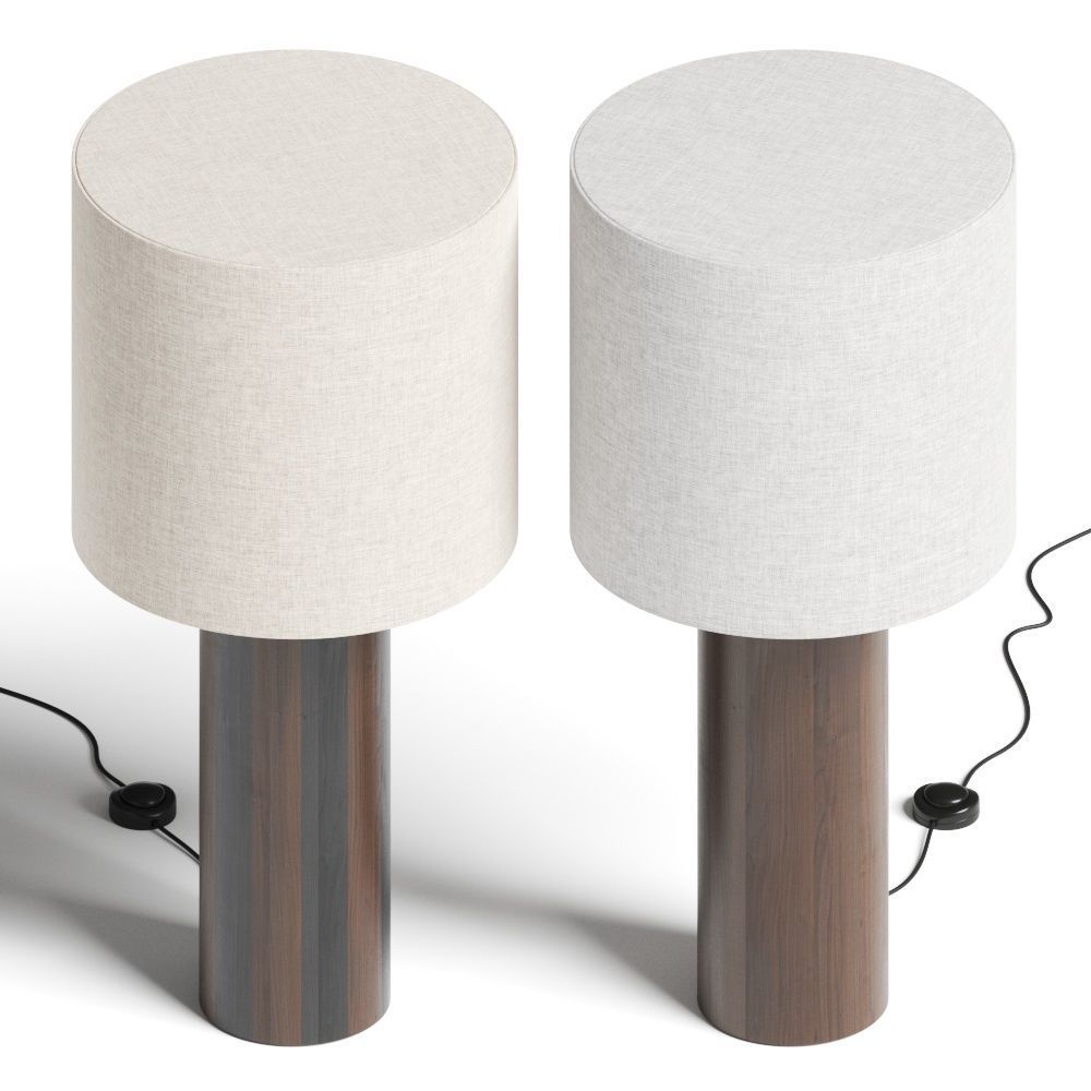 Post Floor Lamp 3D model_1