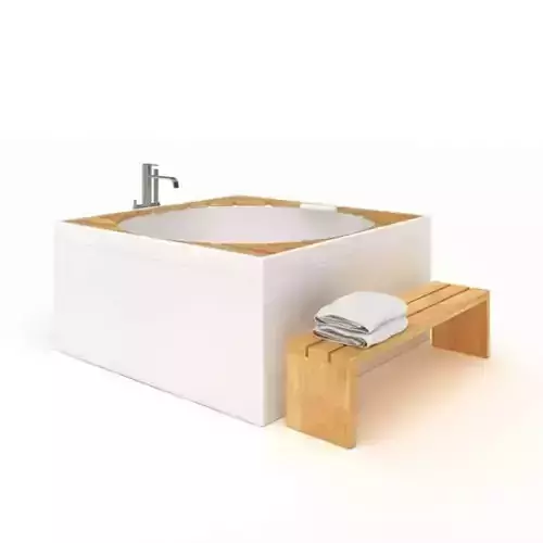 Modern White Bathtub