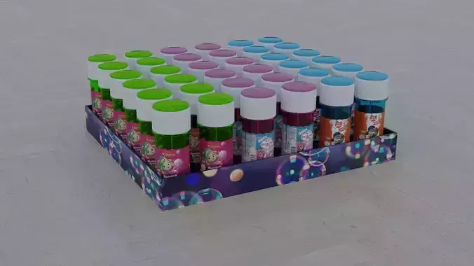 Jars of soap bubbles