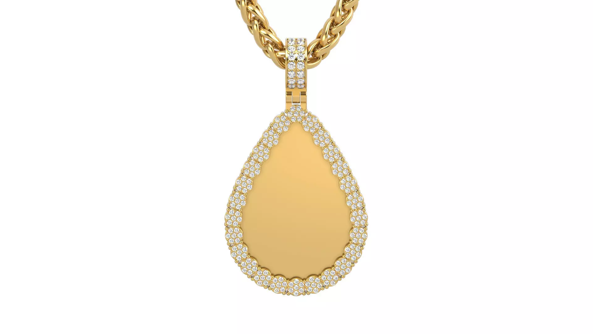 Picture pendant 1-2 inch N 47 3D print model