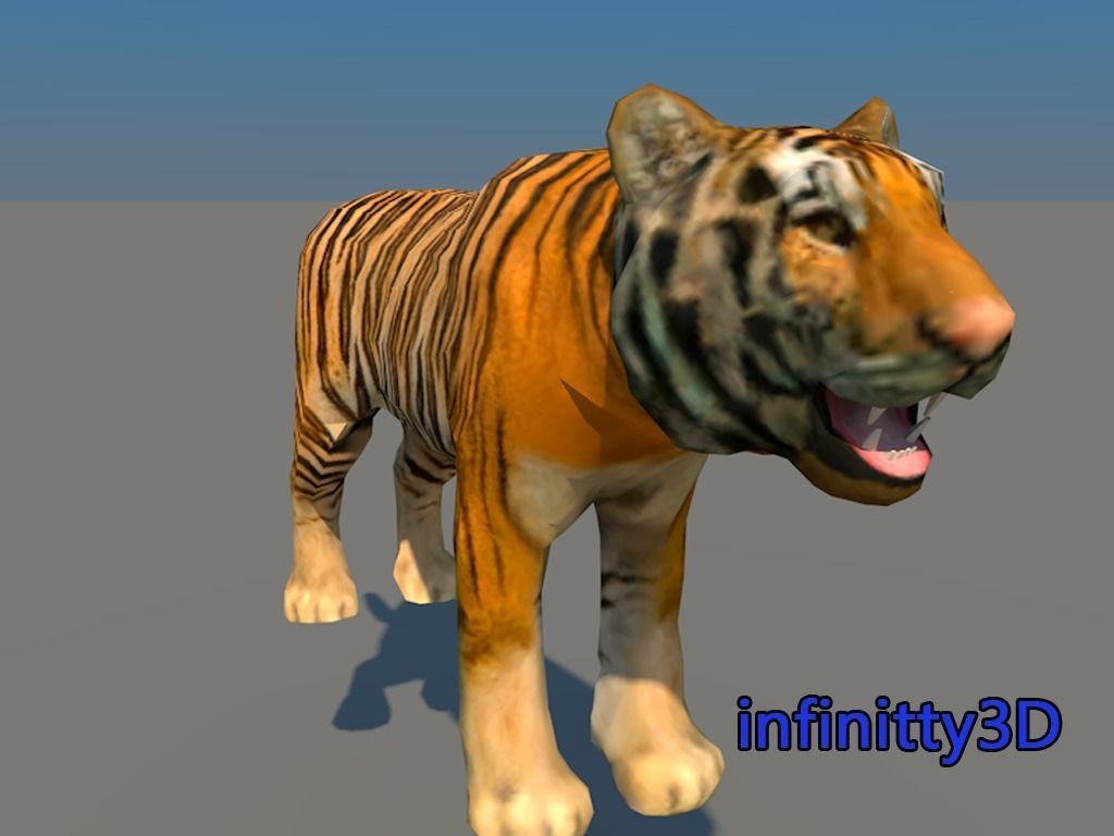 Forest Set animal set  Low-poly 3D model_20