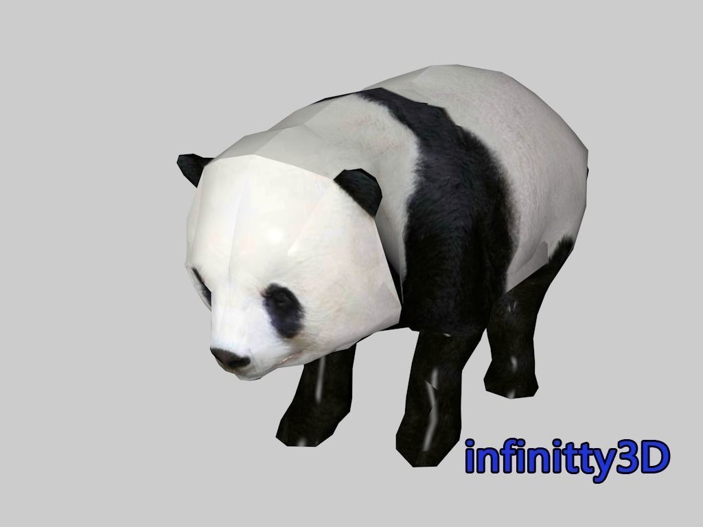 Forest Set animal set  Low-poly 3D model_11