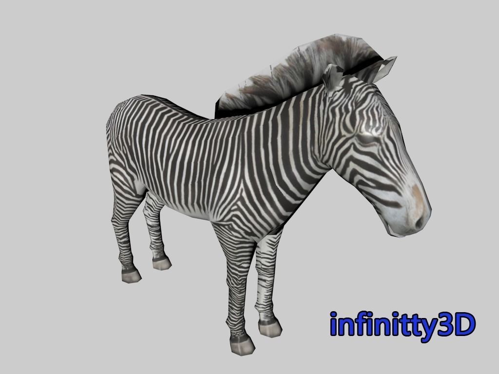 Forest Set animal set  Low-poly 3D model_23