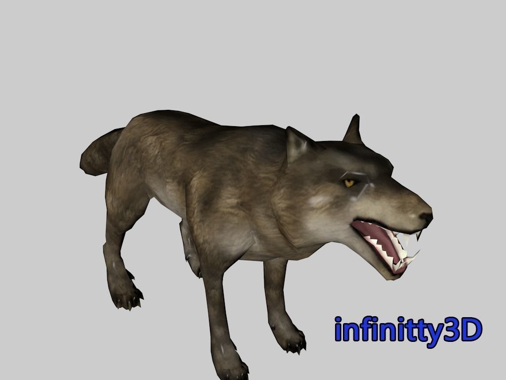 Forest Set animal set  Low-poly 3D model_18