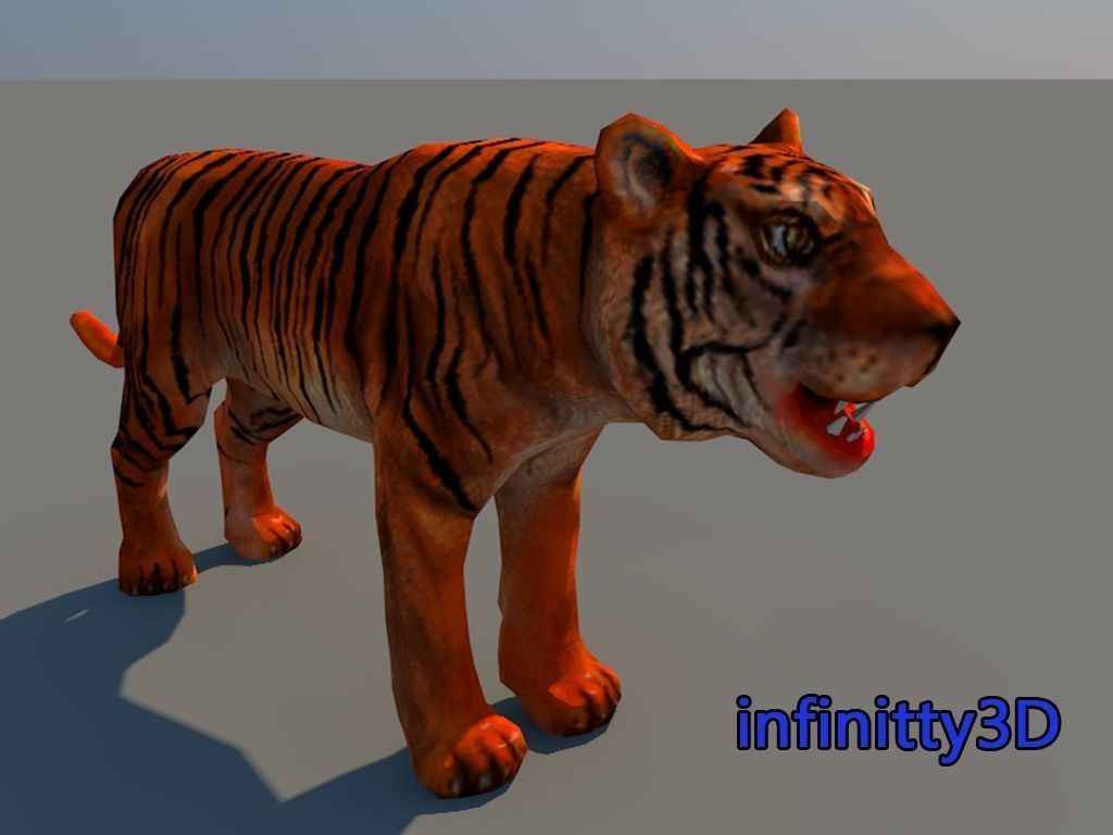 Forest Set animal set  Low-poly 3D model_19