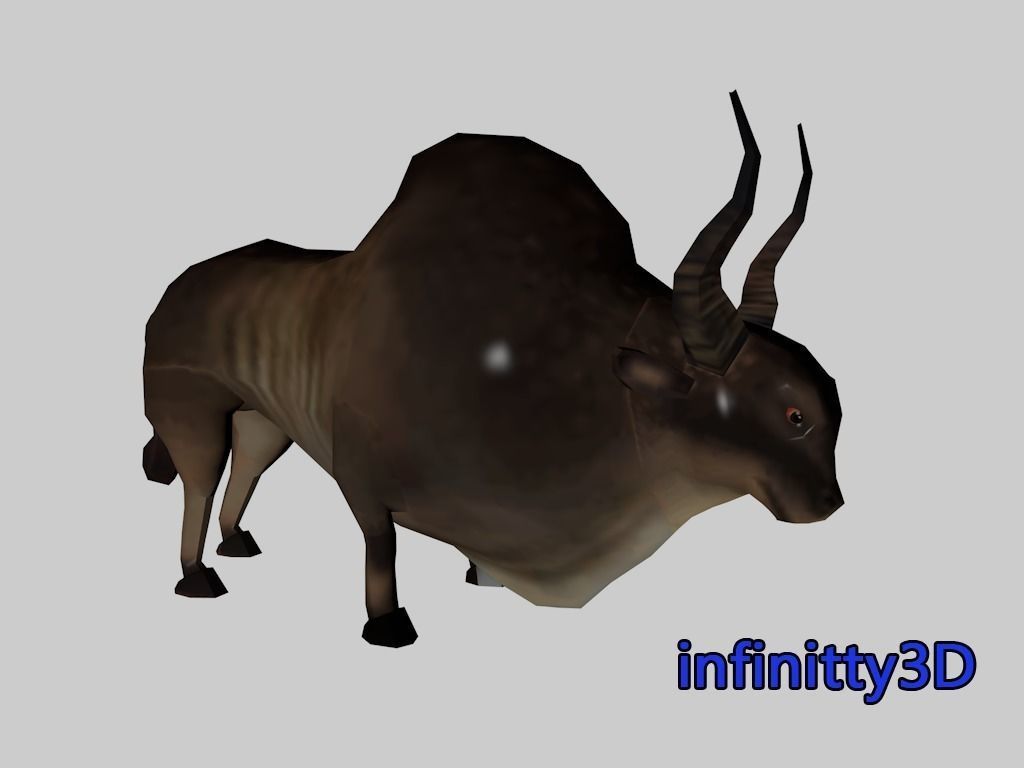 Forest Set animal set  Low-poly 3D model_13