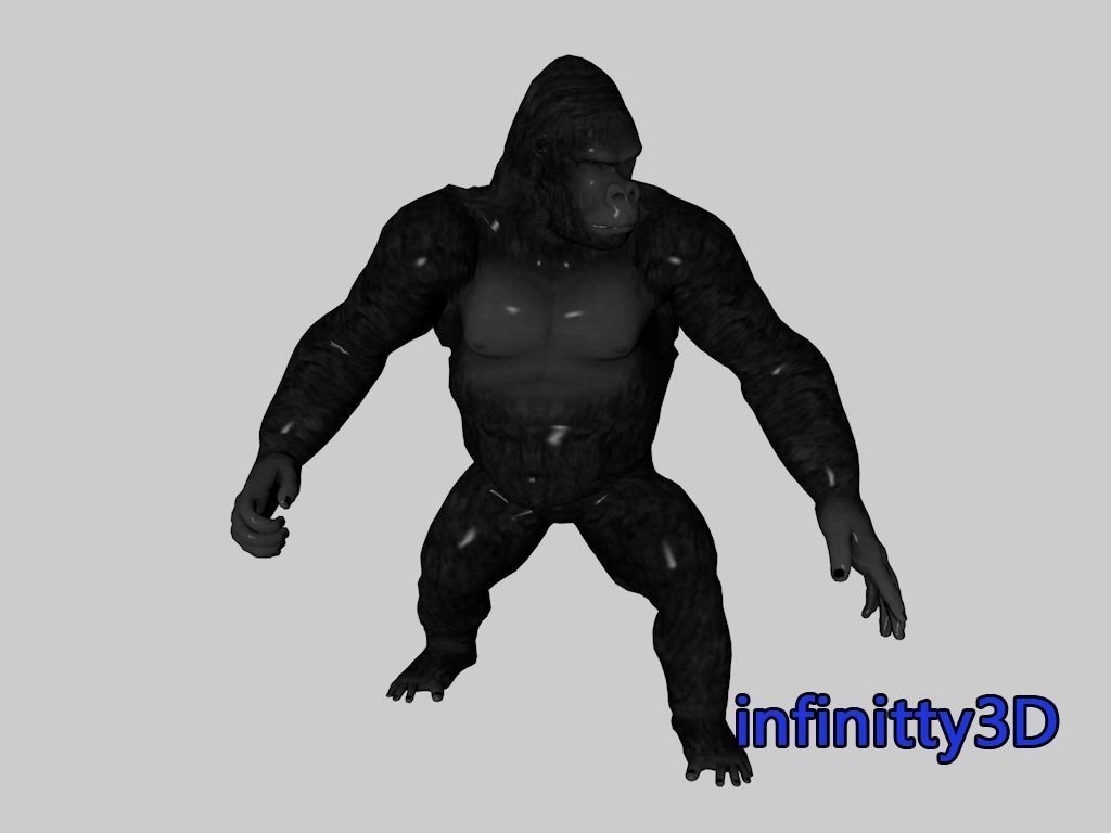 Forest Set animal set  Low-poly 3D model_29