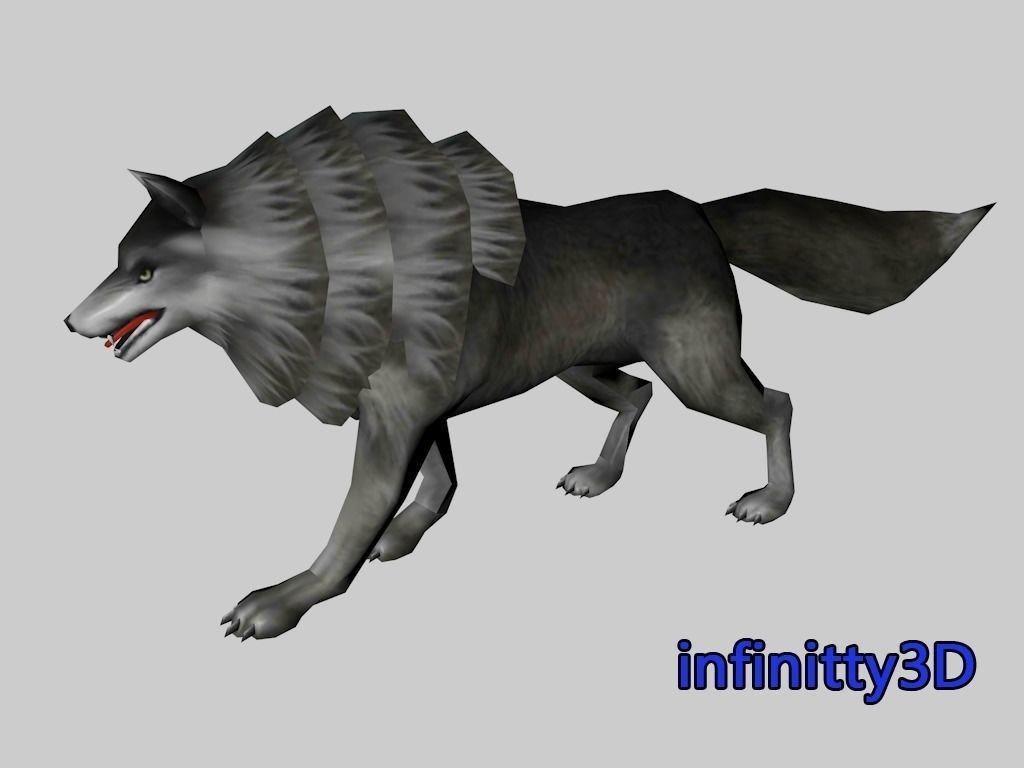 Forest Set animal set  Low-poly 3D model_7