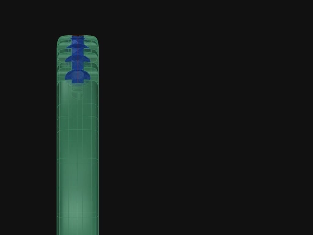 9 Diamonds Ring - 4 sizes 3D print model_6