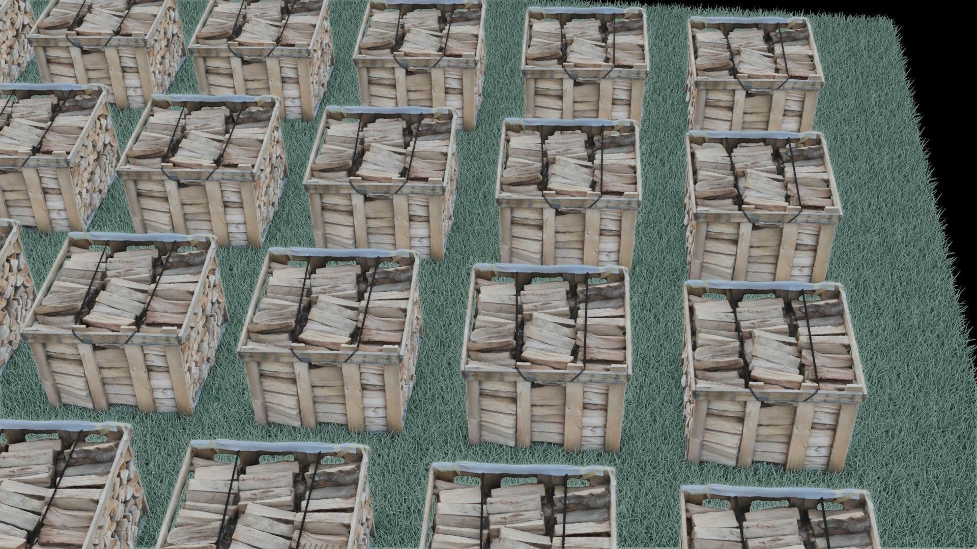 wood heaps array - scanned 3D model_17