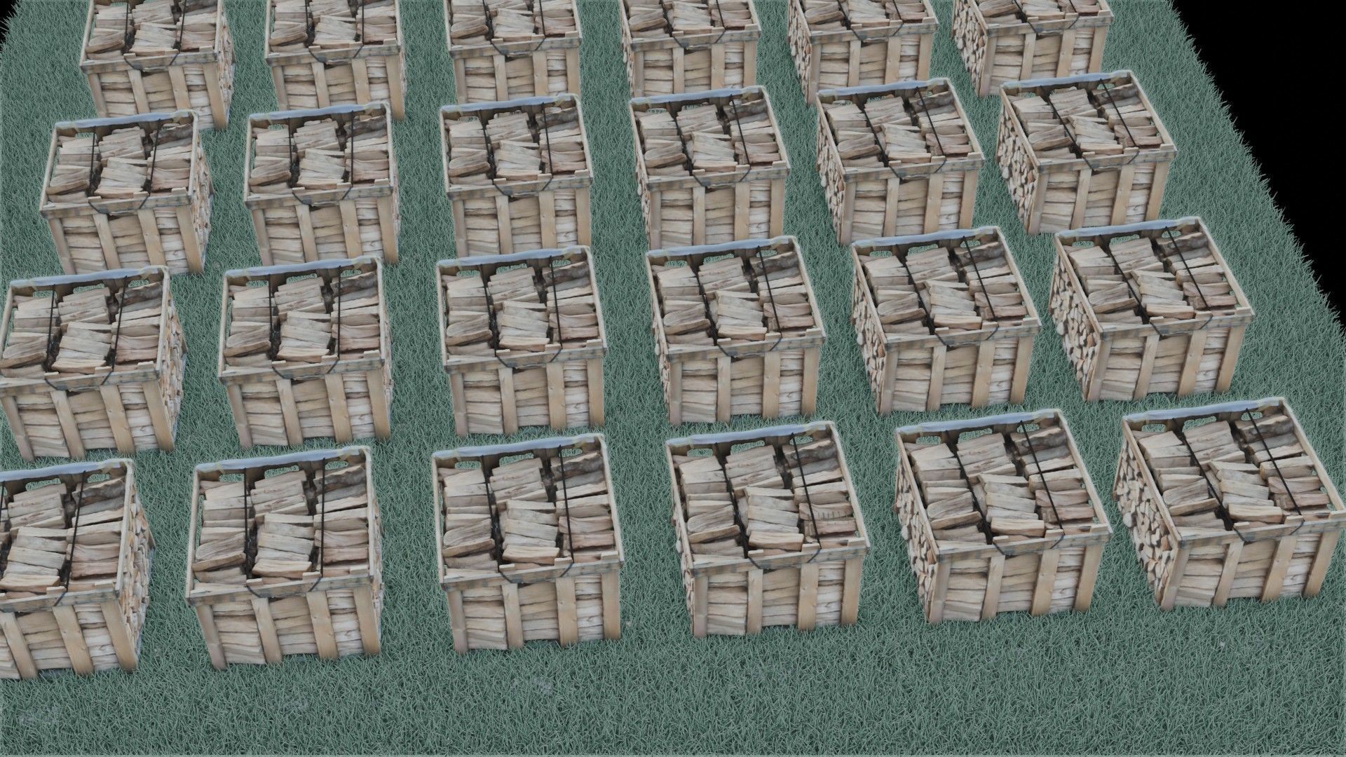wood heaps array - scanned 3D model_15