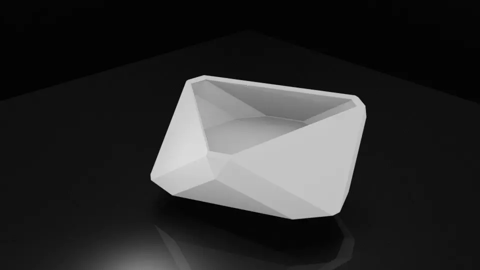 Geometric Flower Planter base Free 3D print model_0