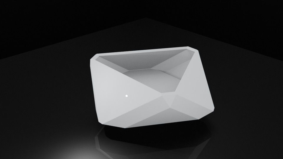 Geometric Flower Planter base Free 3D print model_2