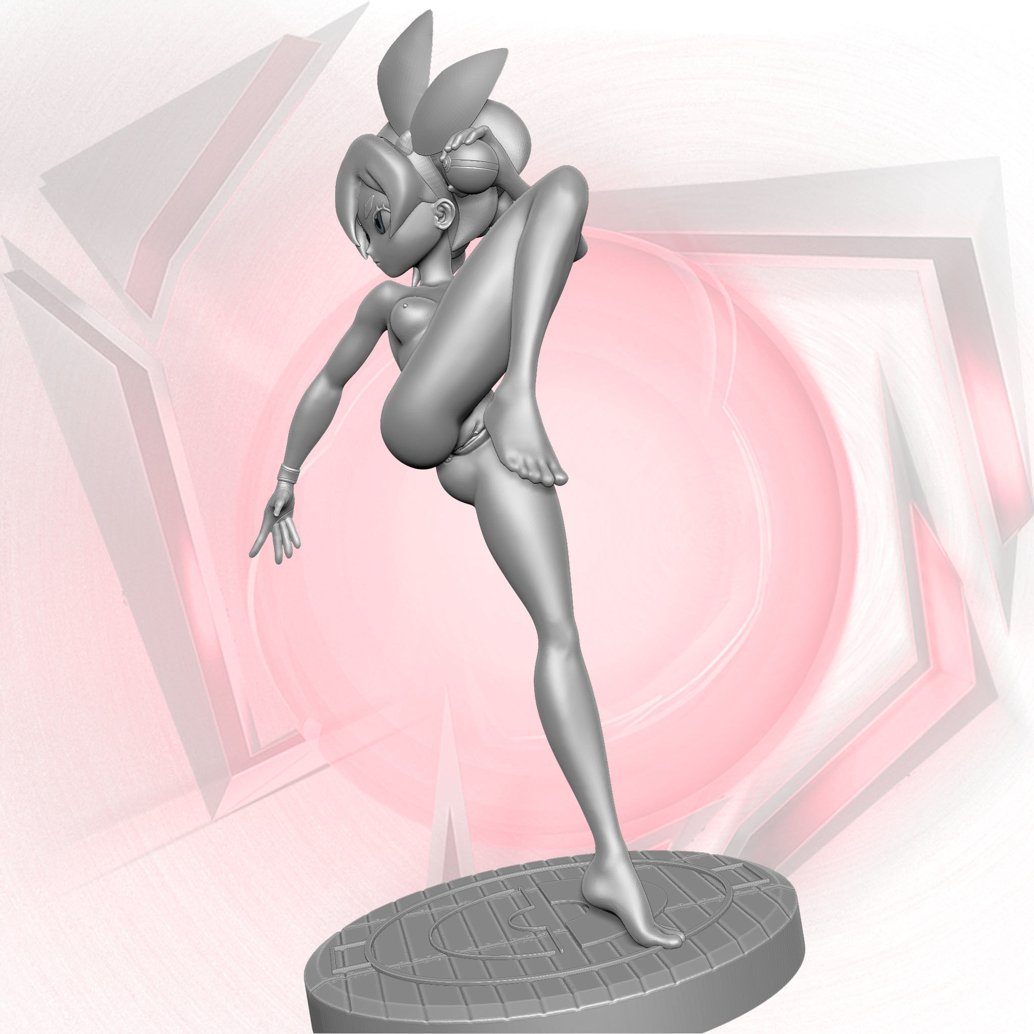 Hot Girl Bea - Pokemon - STL 3D print model_1