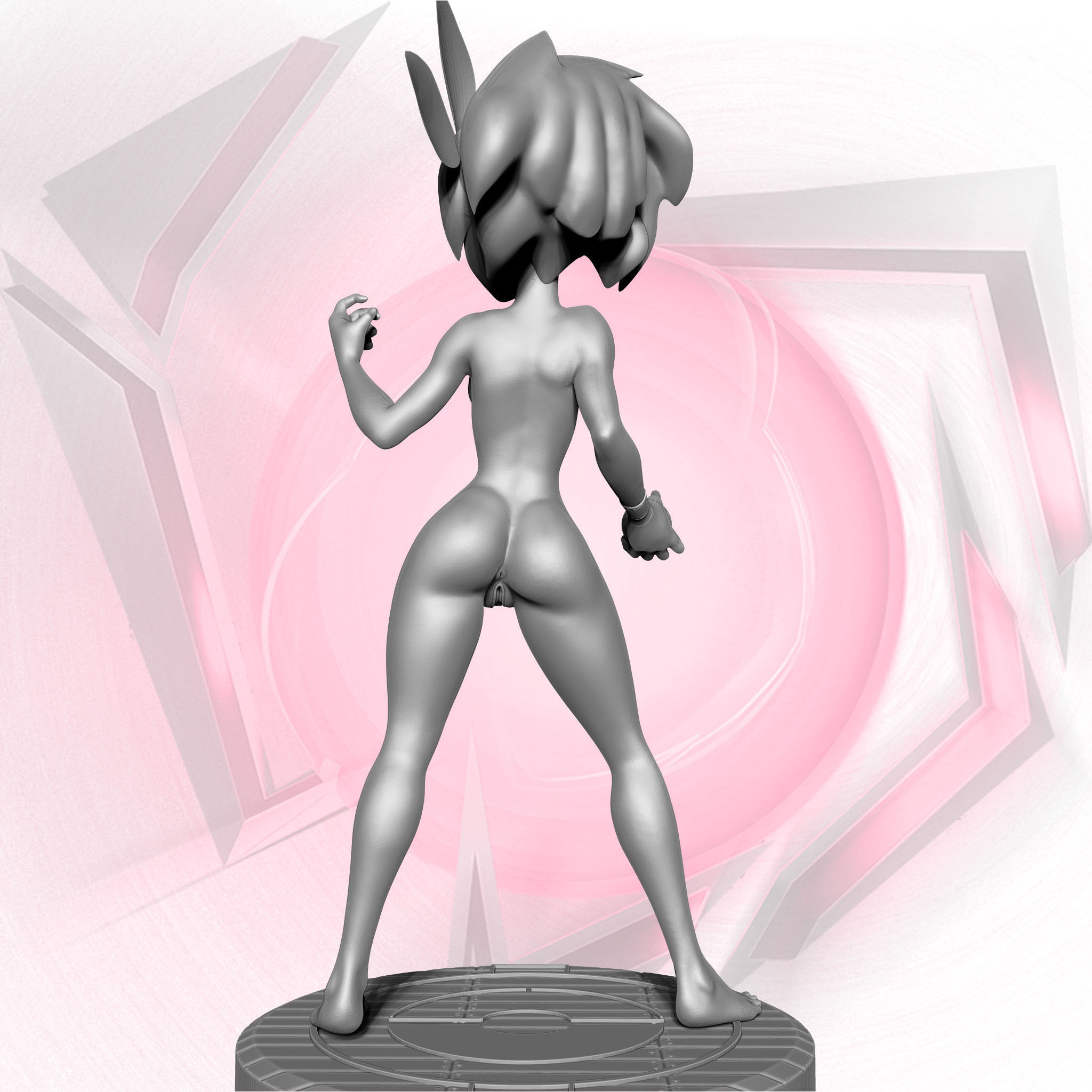 Hot Girl Bea - Pokemon - STL 3D print model_4