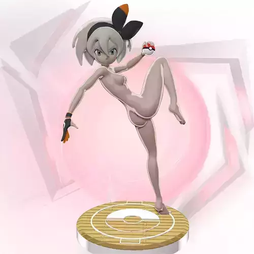 Hot Girl Bea - Pokemon - STL 3D print model
