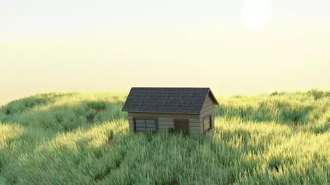 Blender Home in Nature