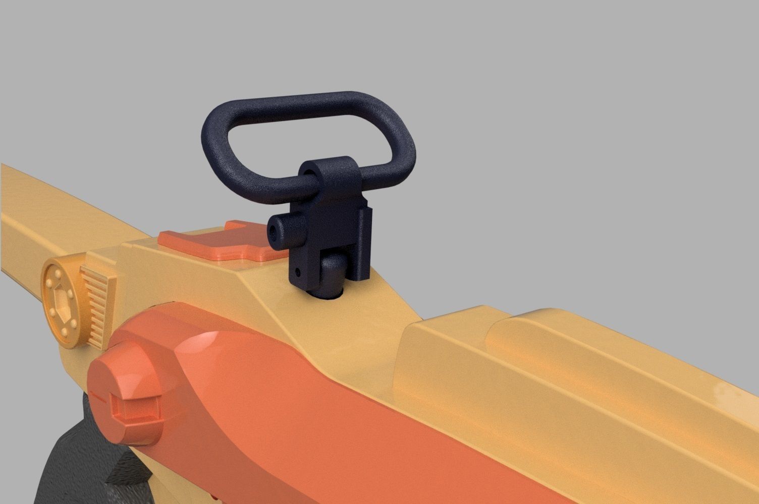 Bajoran Phaser Rifle with strap fittings 3D print model_5