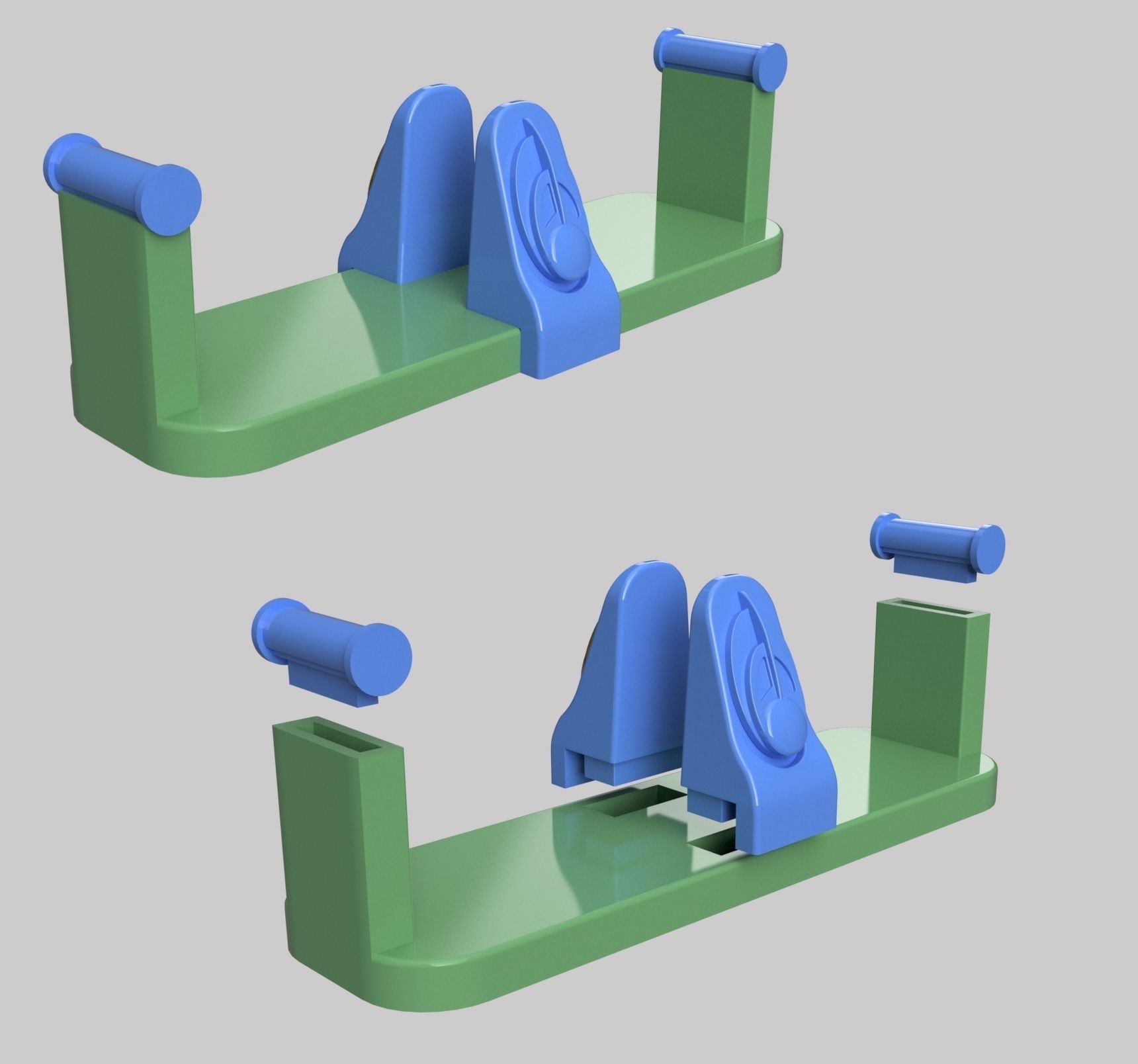 Bajoran Phaser Rifle with strap fittings 3D print model_14