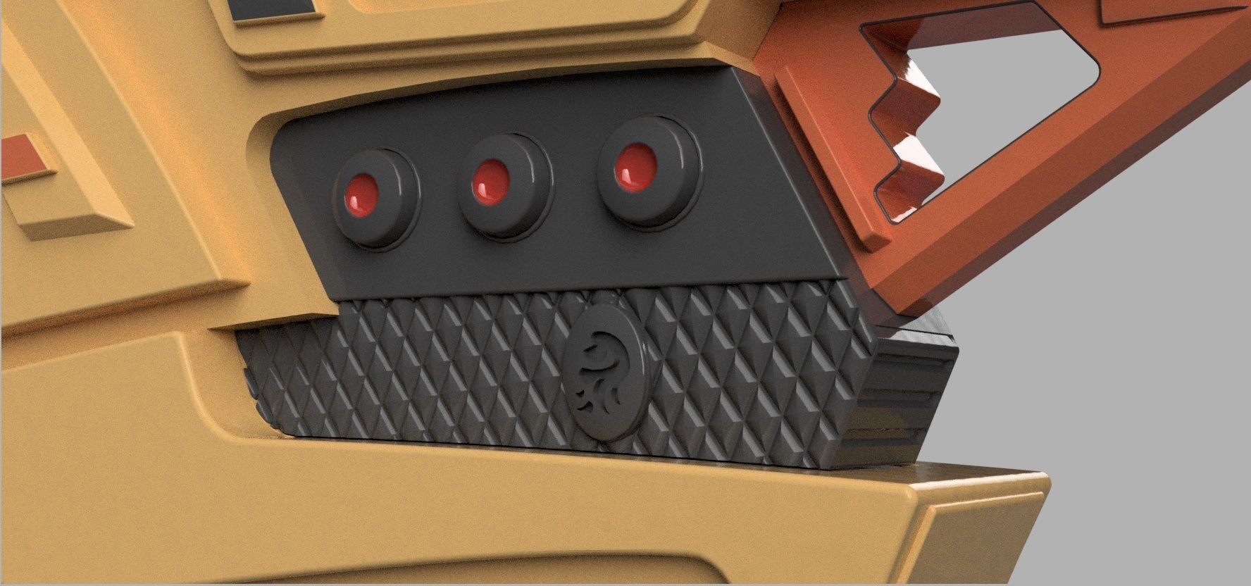 Bajoran Phaser Rifle with strap fittings 3D print model_7