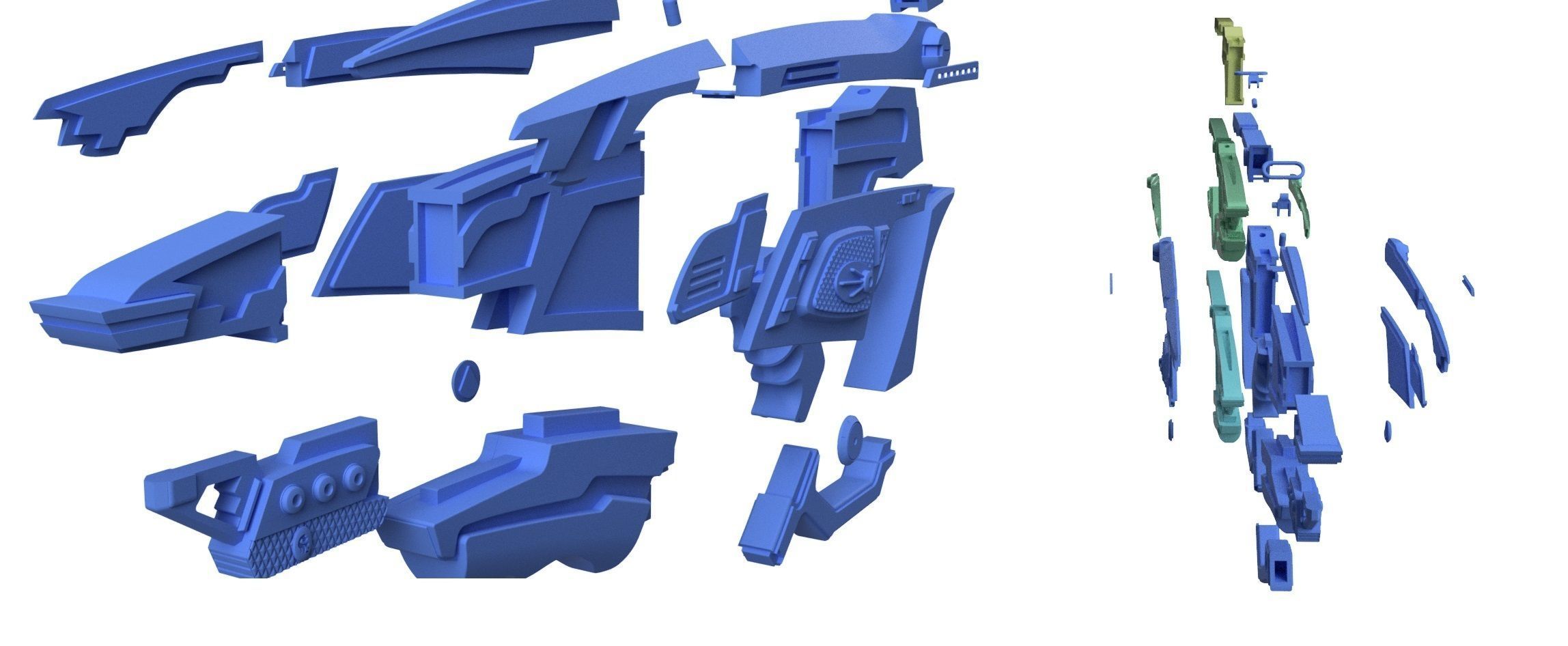 Bajoran Phaser Rifle with strap fittings 3D print model_9