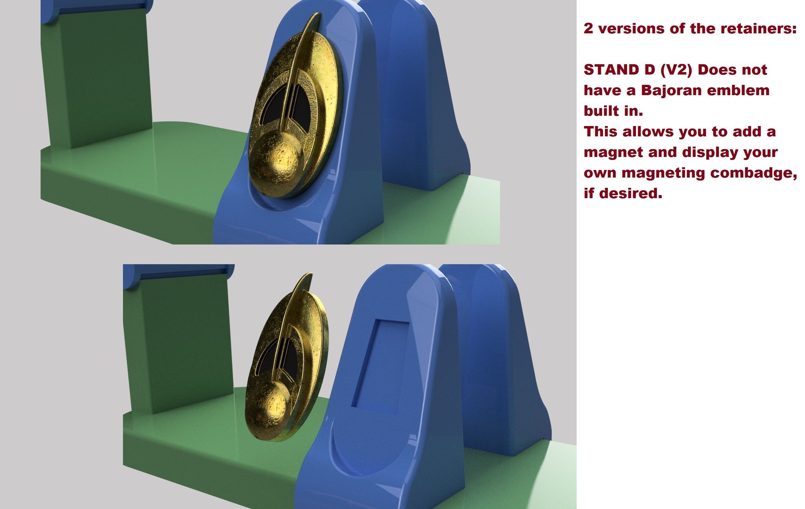 Bajoran Phaser Rifle with strap fittings 3D print model_17