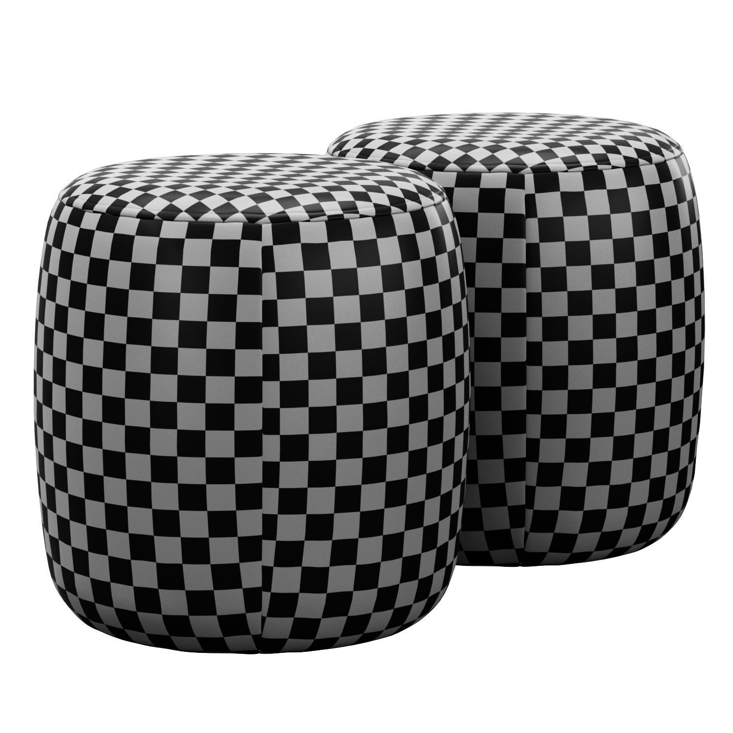 Willow pouf by Tov 3D model_4