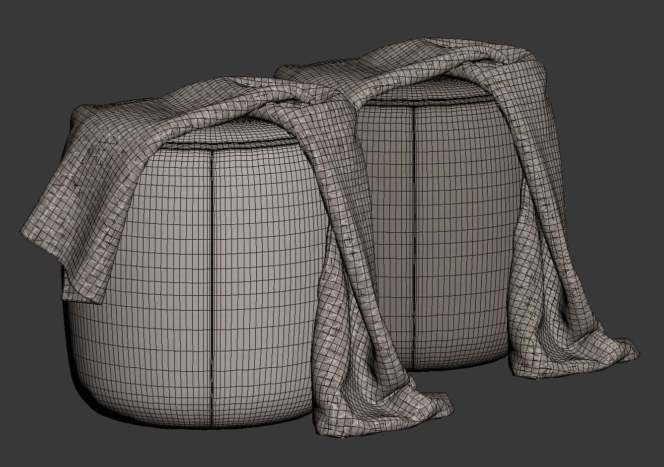 Willow pouf by Tov 3D model_8