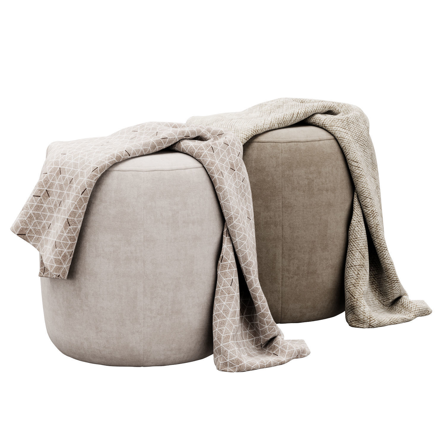 Willow pouf by Tov 3D model_12