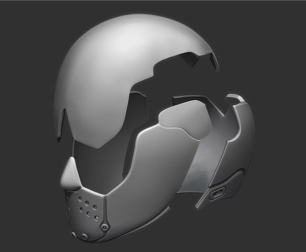 Ruiner Helmet Costume Made 3D print model