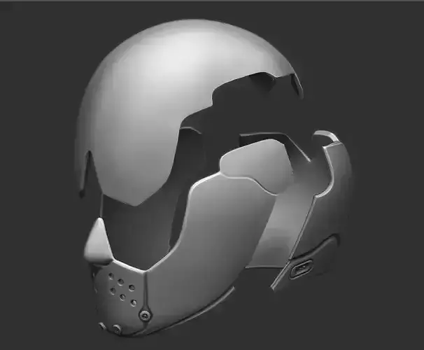 Ruiner Helmet Costume Made 3D print model