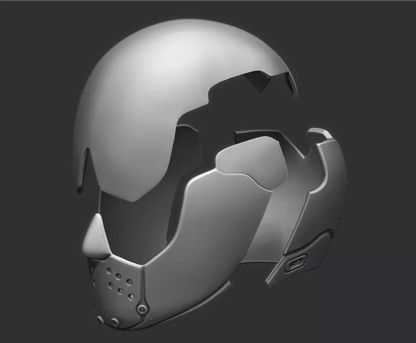 Ruiner Helmet Costume Made 3D print model_0