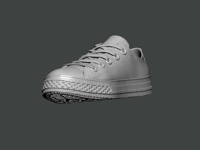 3D Model-SHOES0011 converse chuck taylor all star low 3D print model