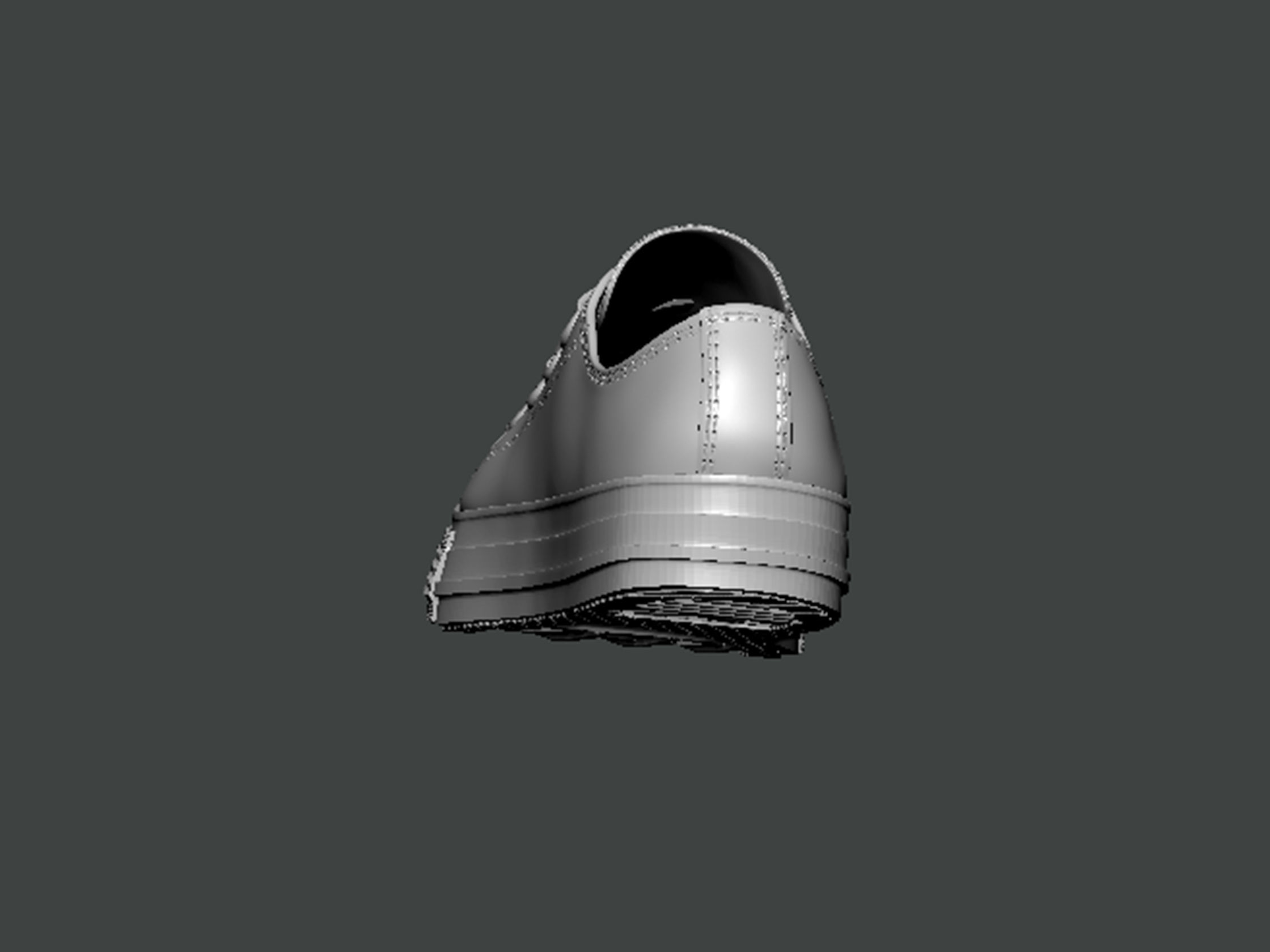 3D Model-SHOES0011 converse chuck taylor all star low 3D print model_3